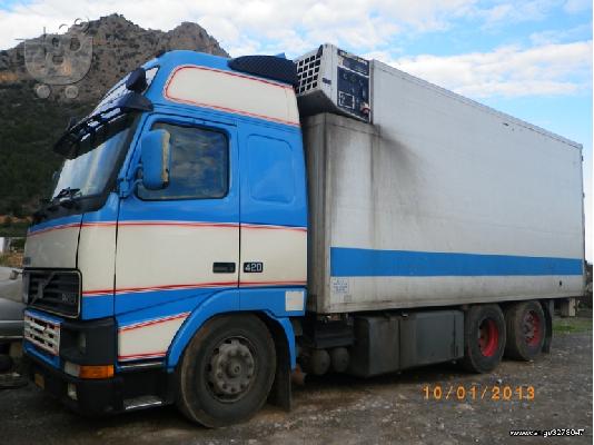 PoulaTo: VOLVO FH12 420 ρυμούλκα ψυγείο Επαγγελματική άδεια